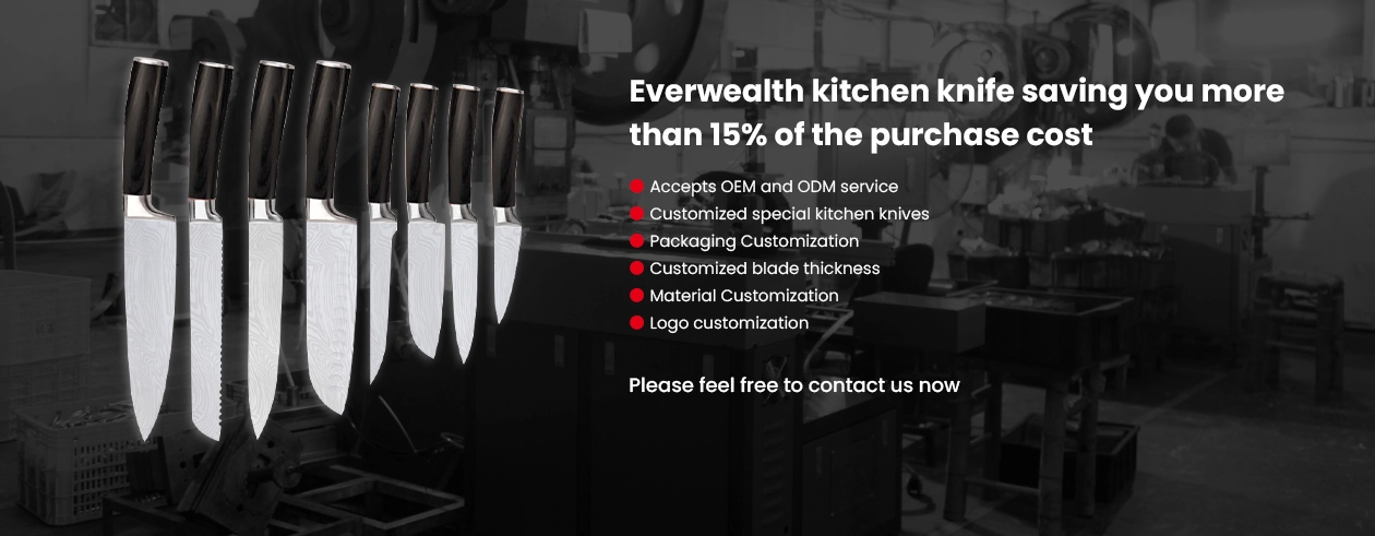 EVERWEALTH Kuchyňská sada nožů Výroba 